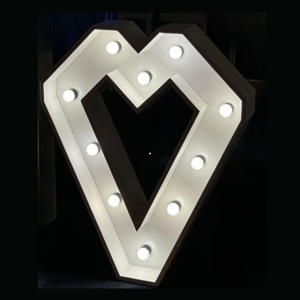 XL Lichtletter '♡'