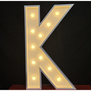 XL Lichtletter 'K'