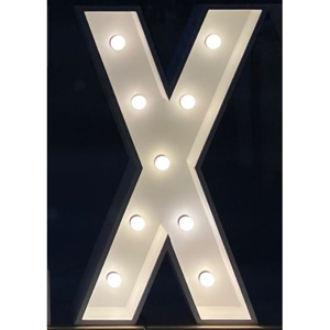 XL Lichtletter 'X'